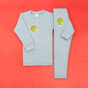 Heather Grey Round-Neck Thermal BW650