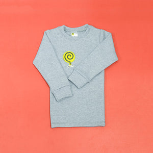 Heather Grey Round-Neck Thermal BW650