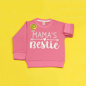 Mama's Bestie Pink Sweatshirt