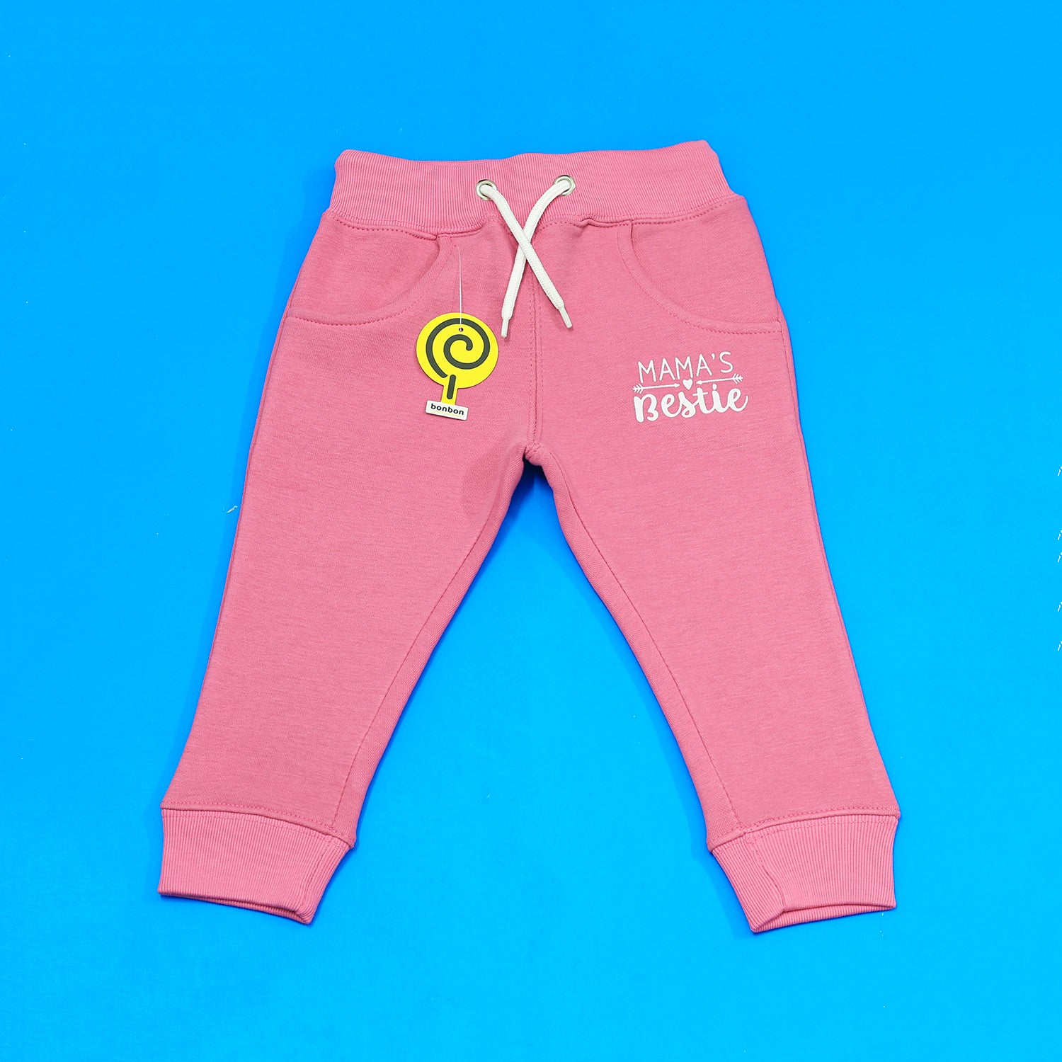 Mama's Bestie Pink Trousers