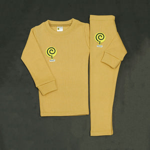 Fire Yellow Round-Neck Thermal BW646