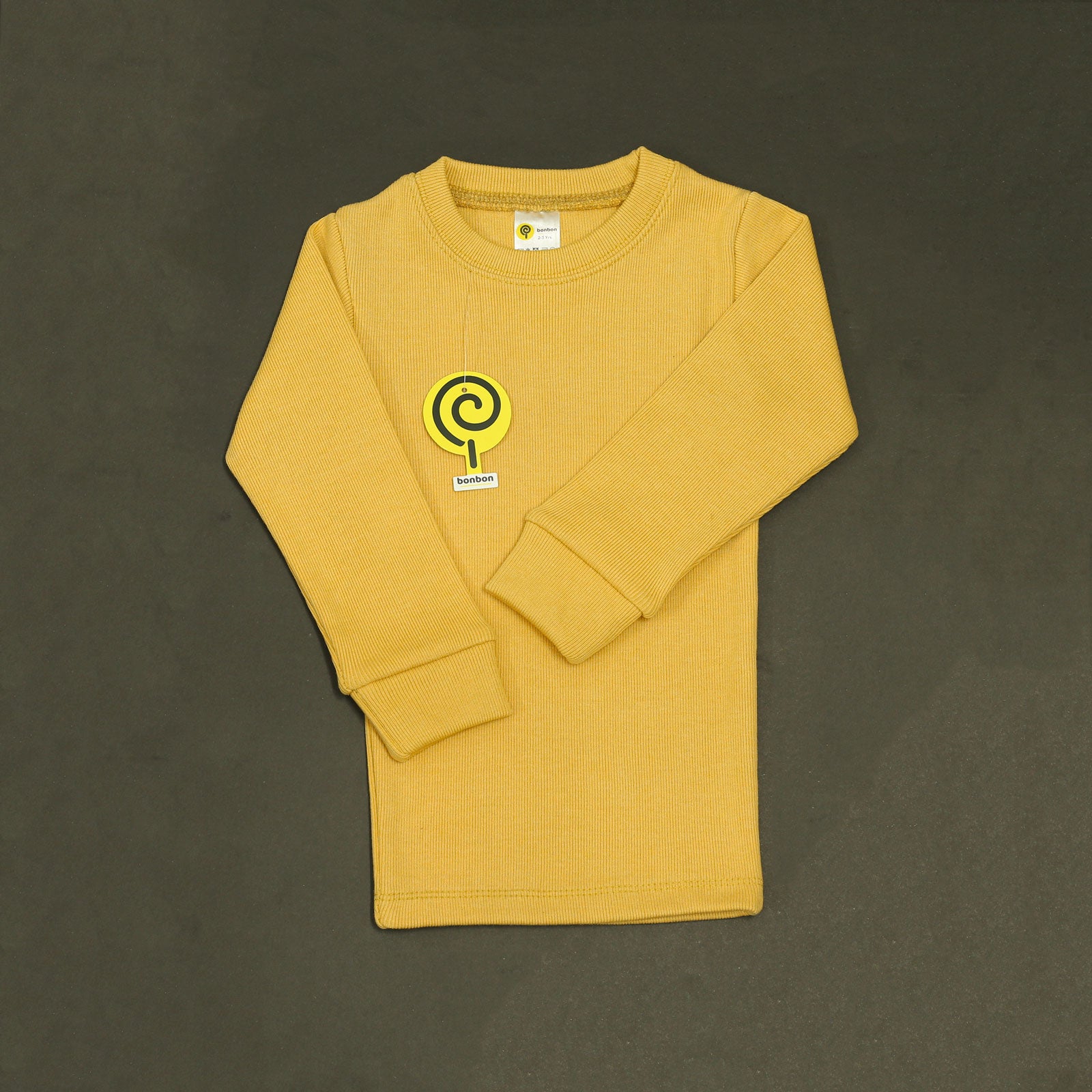 Fire Yellow Round-Neck Thermal BW646