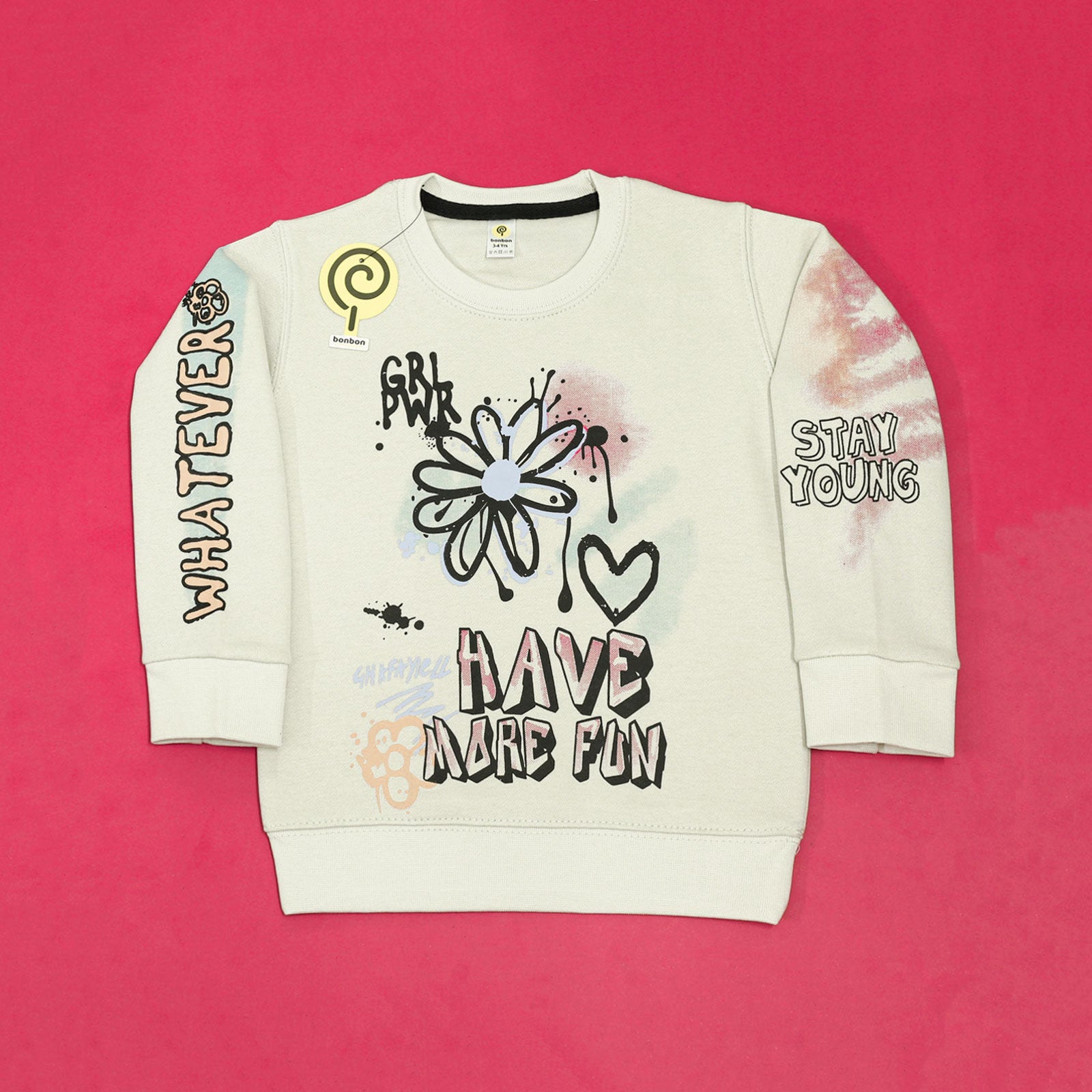 Have More Fun Ivory Tracksuit