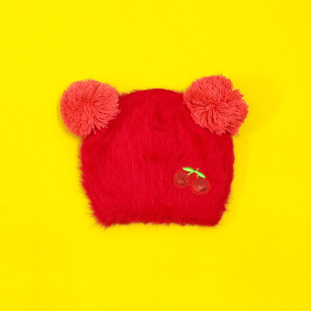 Cherry Beanie 1-3 Yr