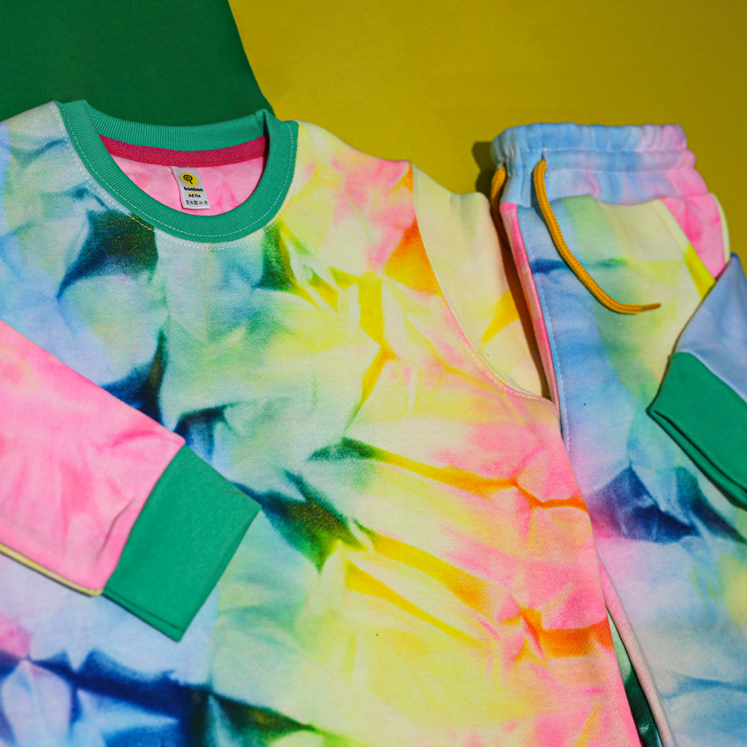 Tie-Dye Sweatshirt Set
