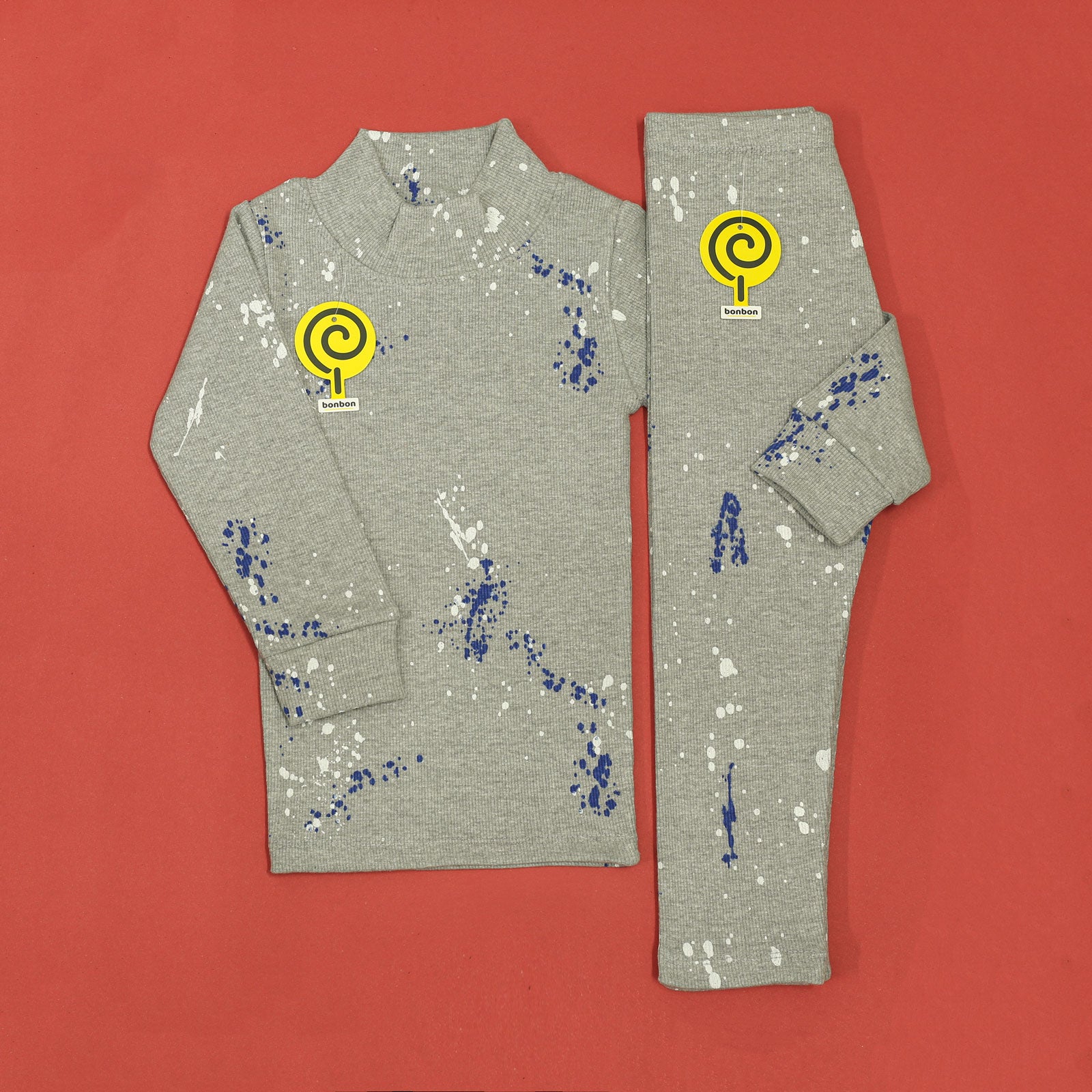 Heather Grey Printed Thermal BW44
