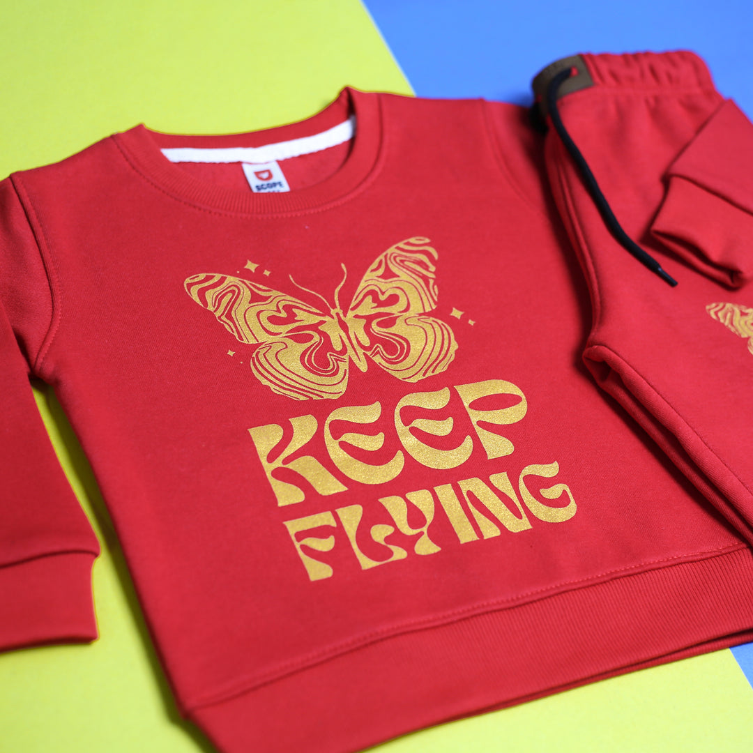 Butterfly Red Tracksuit – photo 2