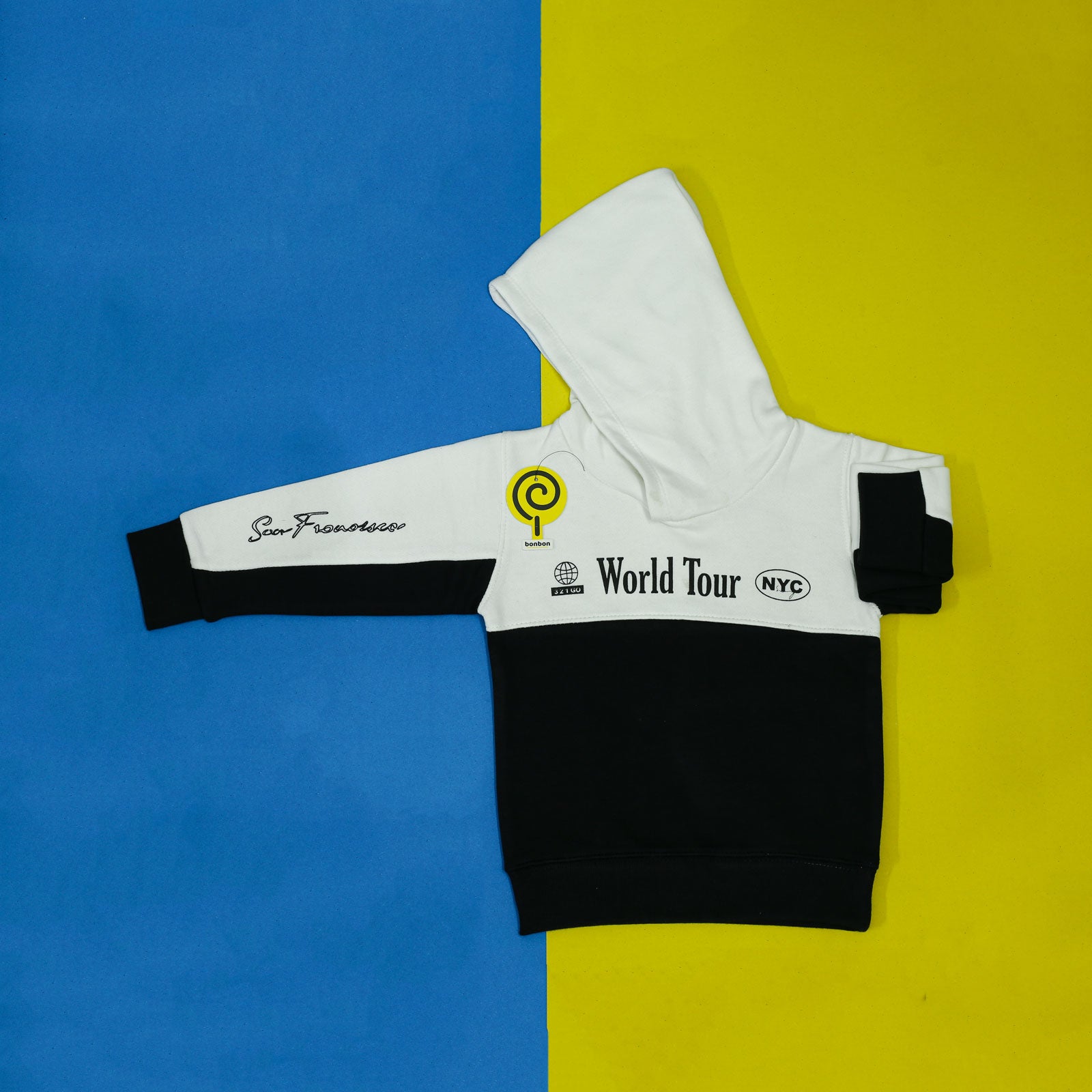 World Tour Black & White Tracksuit