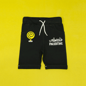 Palestine Black Shorts