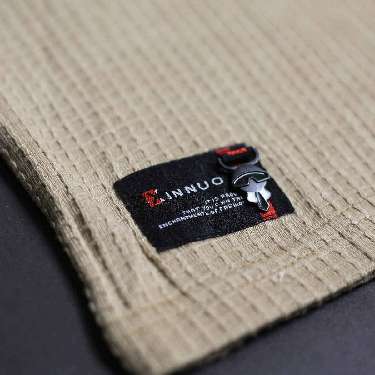Skin waffle knit polo set – photo 2