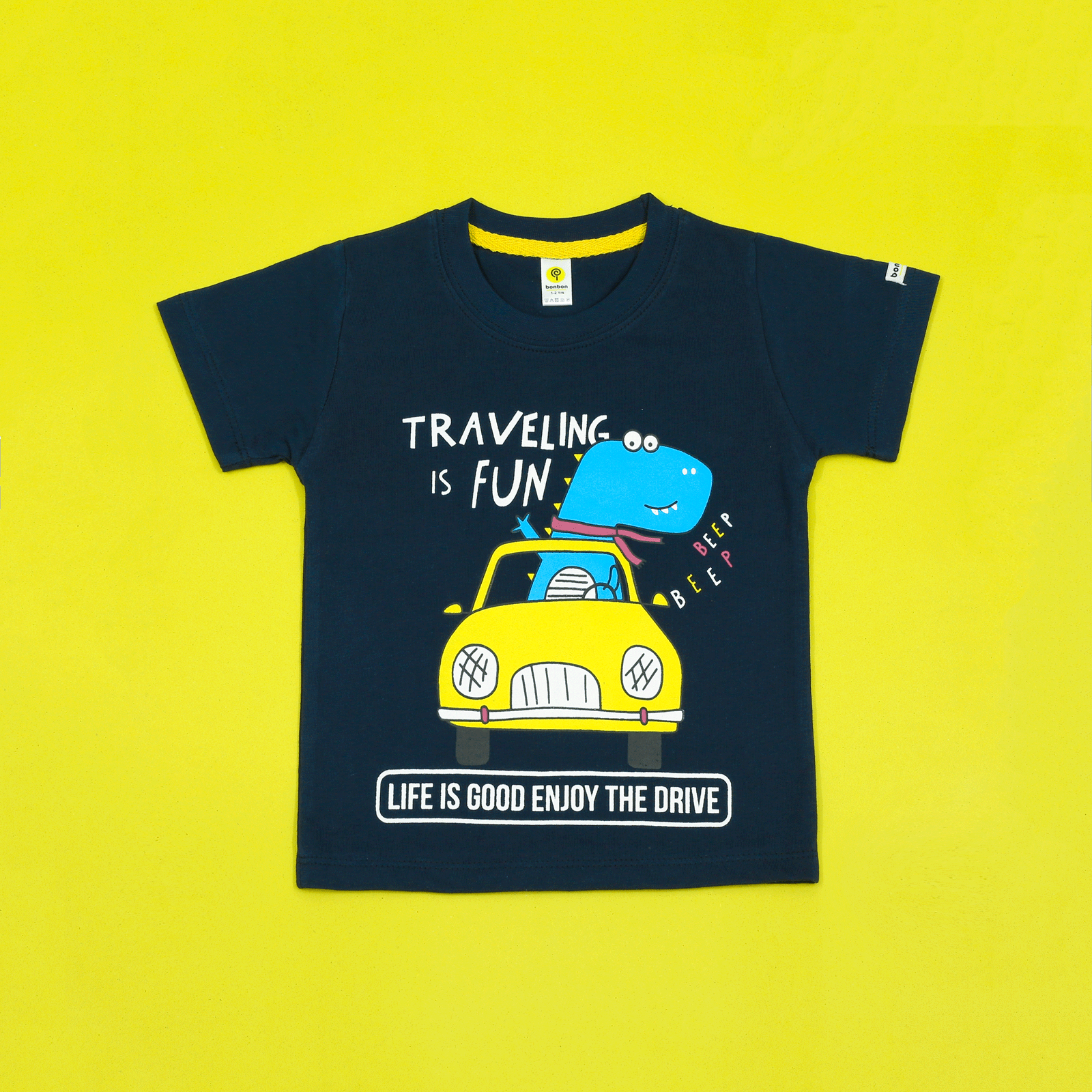 Traveling Fun Navy Tee
