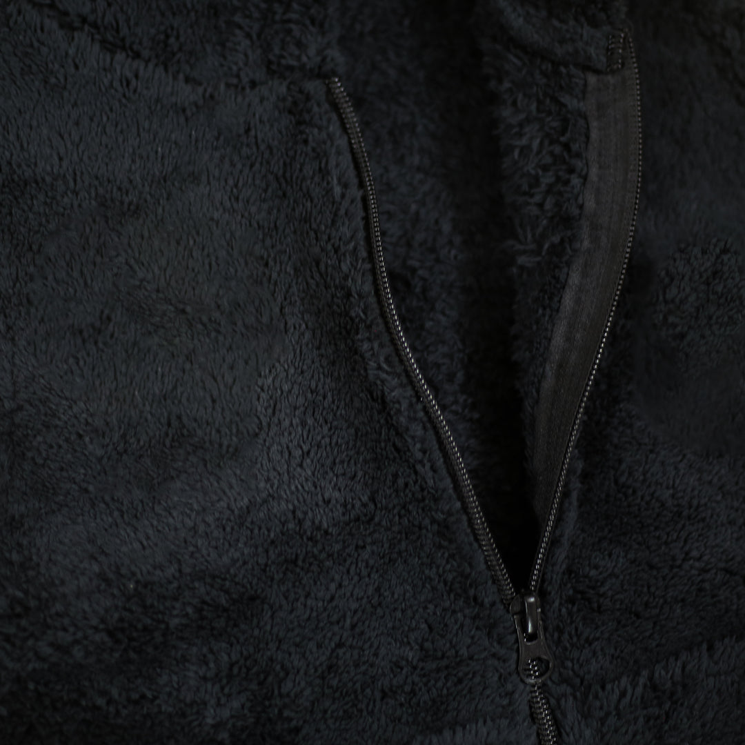 Black Sleeveless Fur Jacket – photo 4
