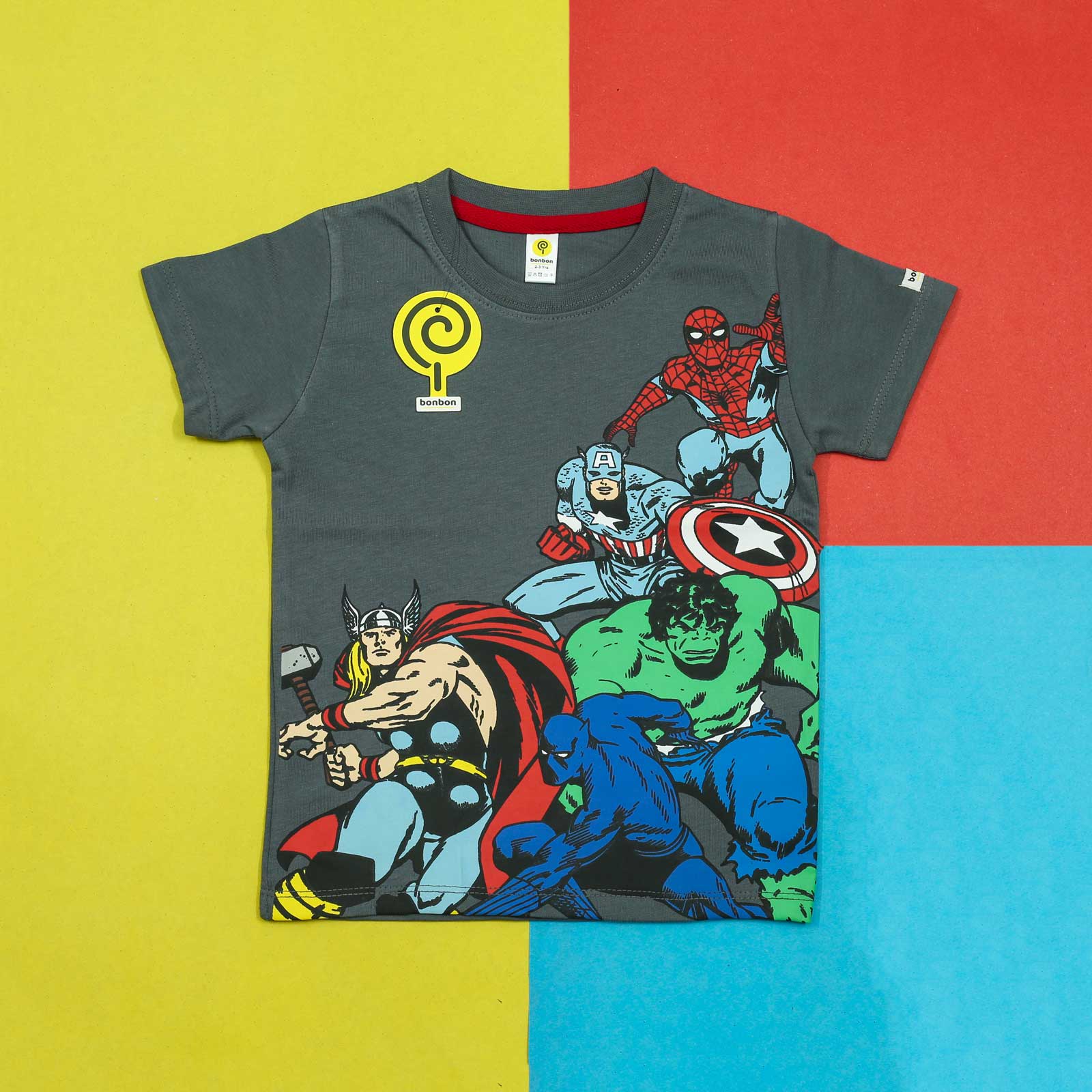 Avengers Mouse Grey Tee