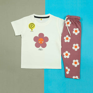 Choose Kindness White & Deep Salmon PJ's