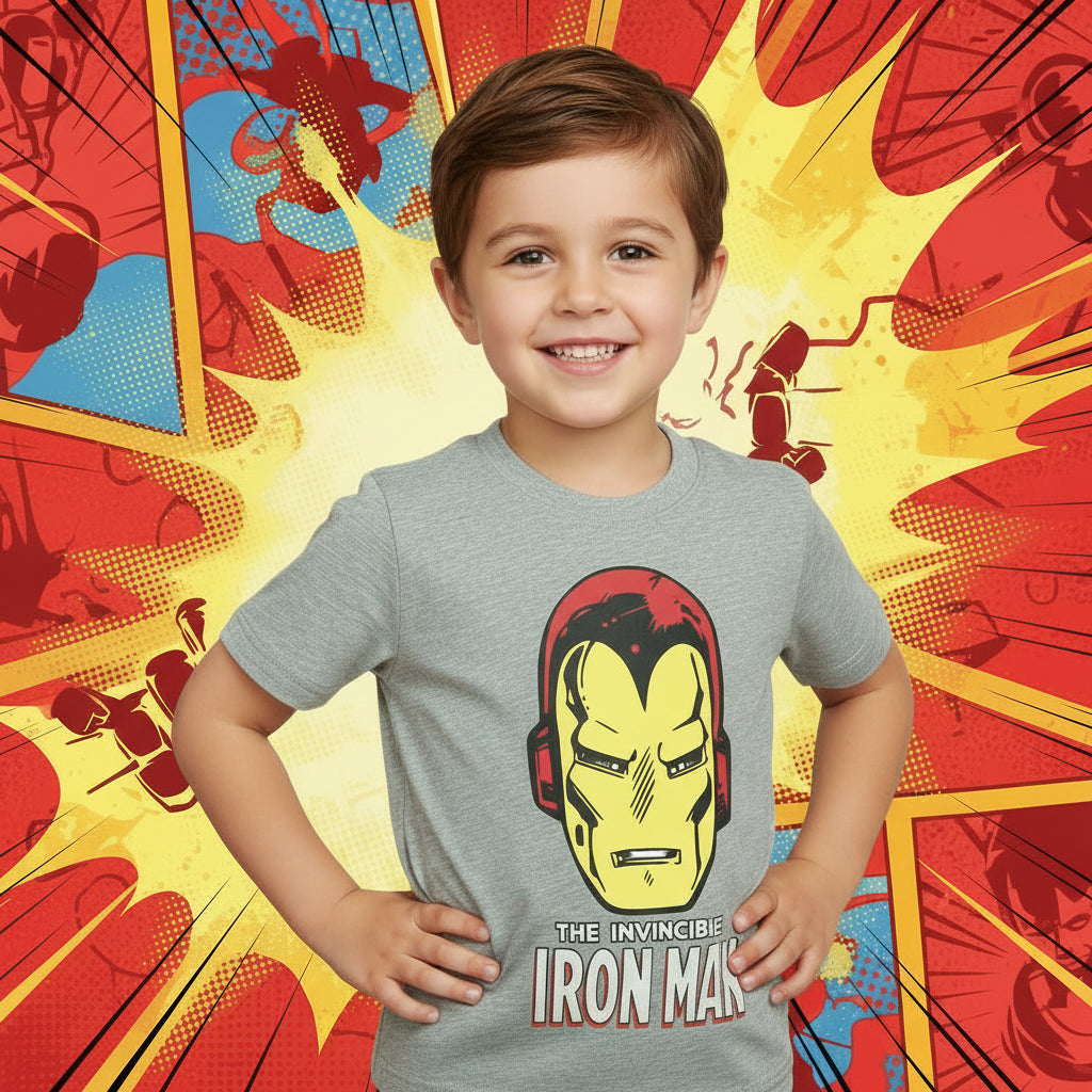 Iron man grey tee