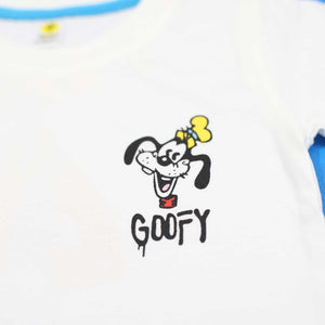 Goofy White Tee