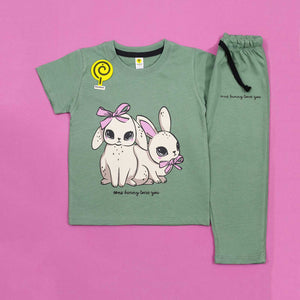 Some Bunny Loves You Asparagus PJ'S