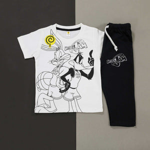 Space Jam White & Black PJ's