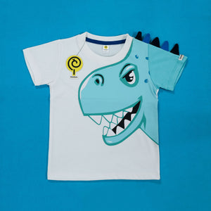 T-Rex White Tee