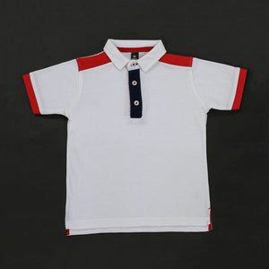 White & Red Polo