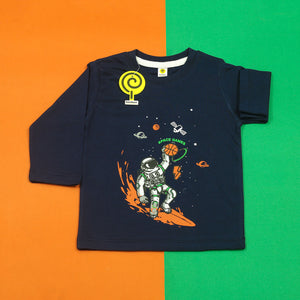 Space Games Navy Full-Sleeves Tee