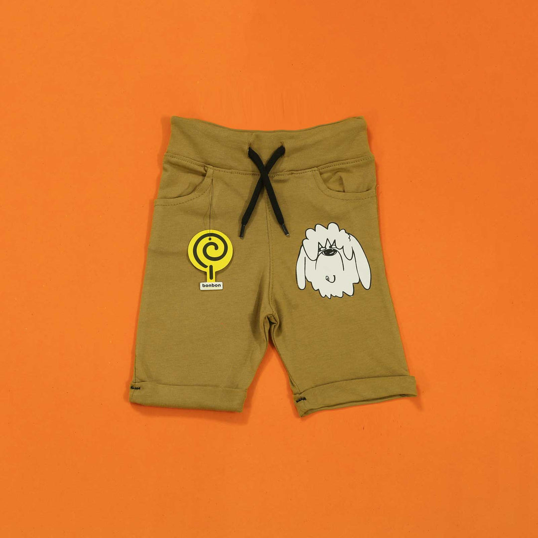 Here For The Jam Brown Shorts