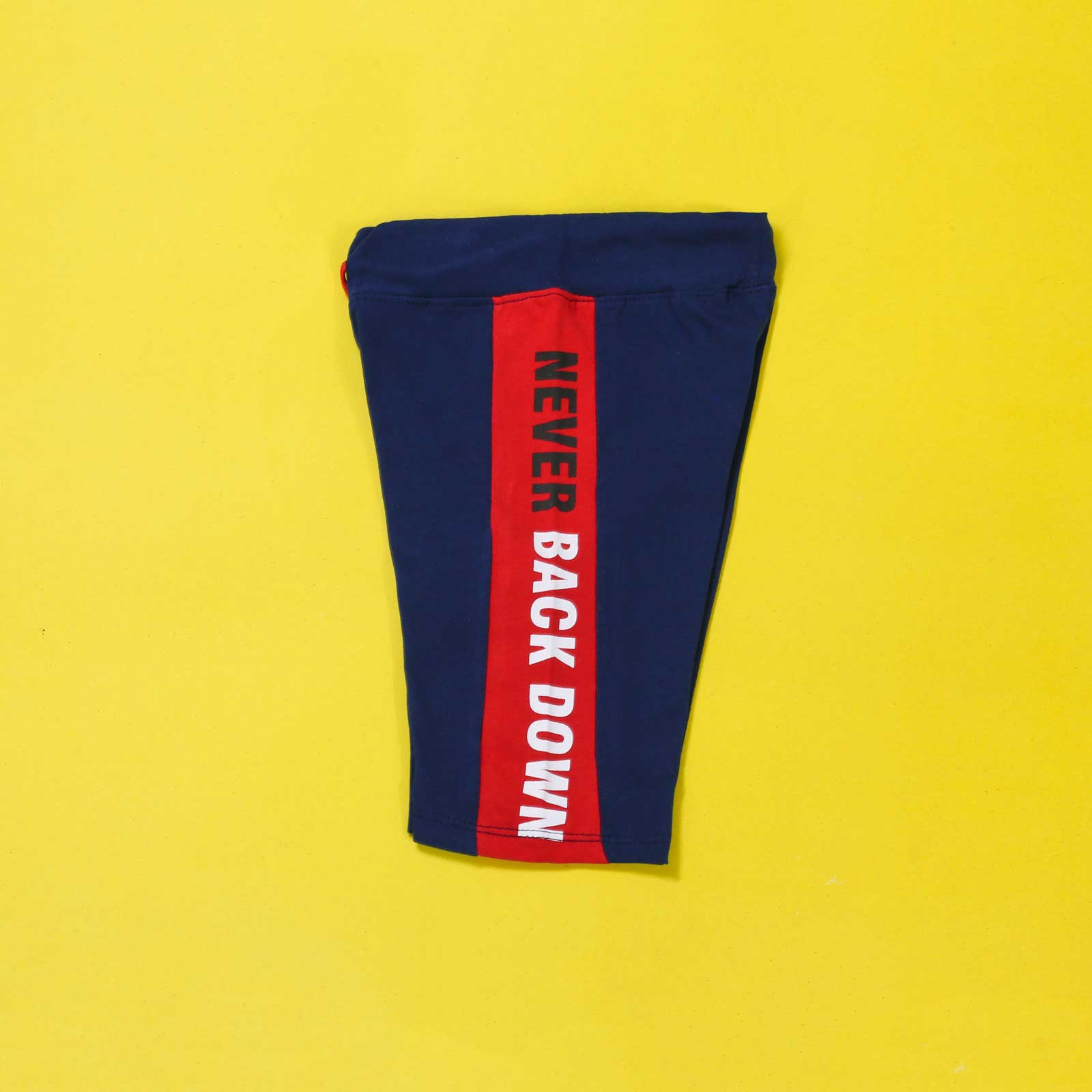 Never Back Down Navy & Red Shorts