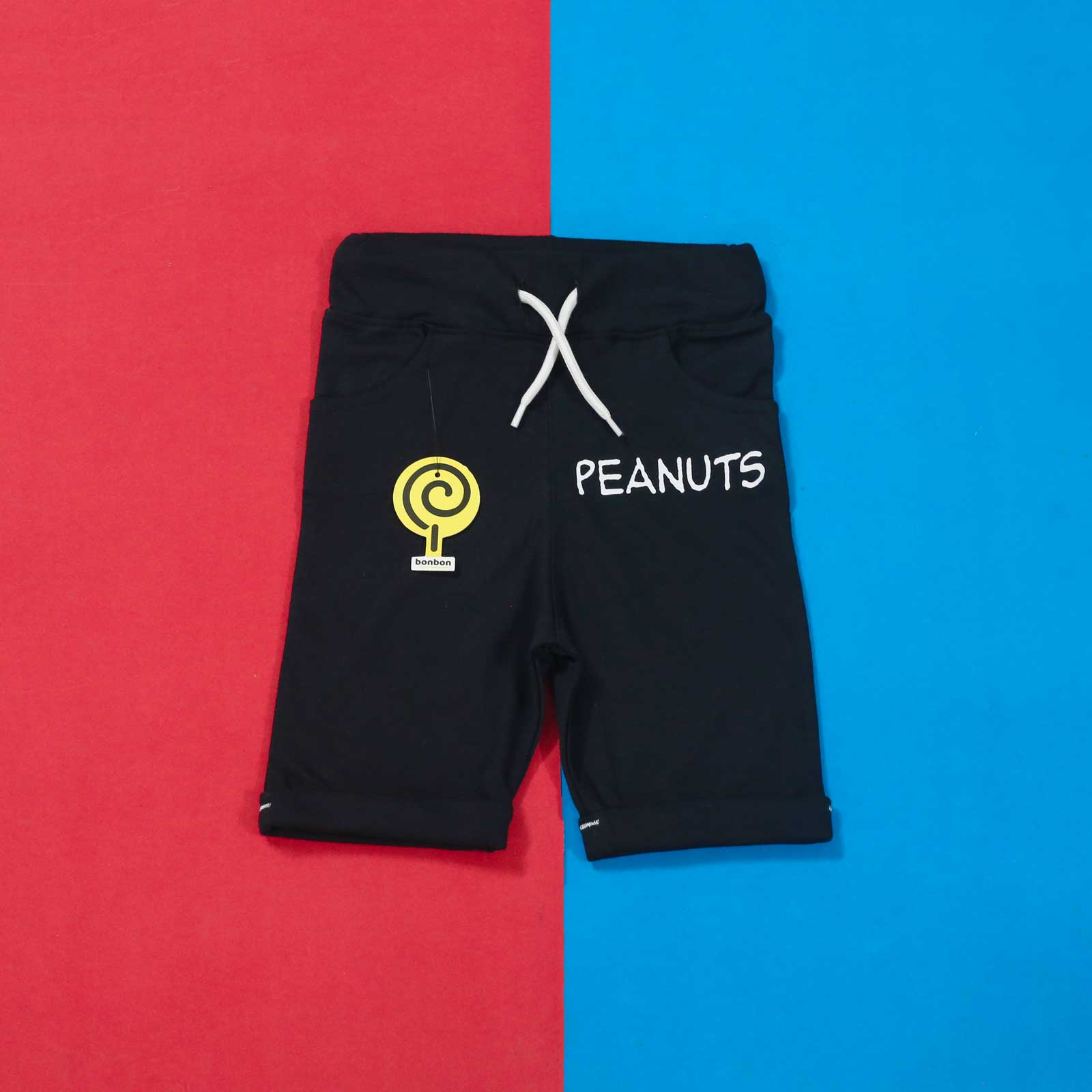 Peanuts Snoopy Black Shorts