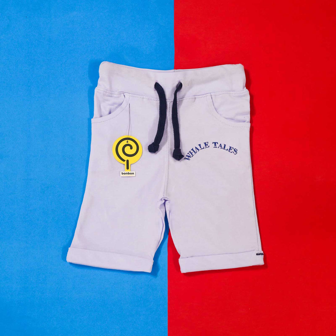 Whale Tales Light Lavender Shorts