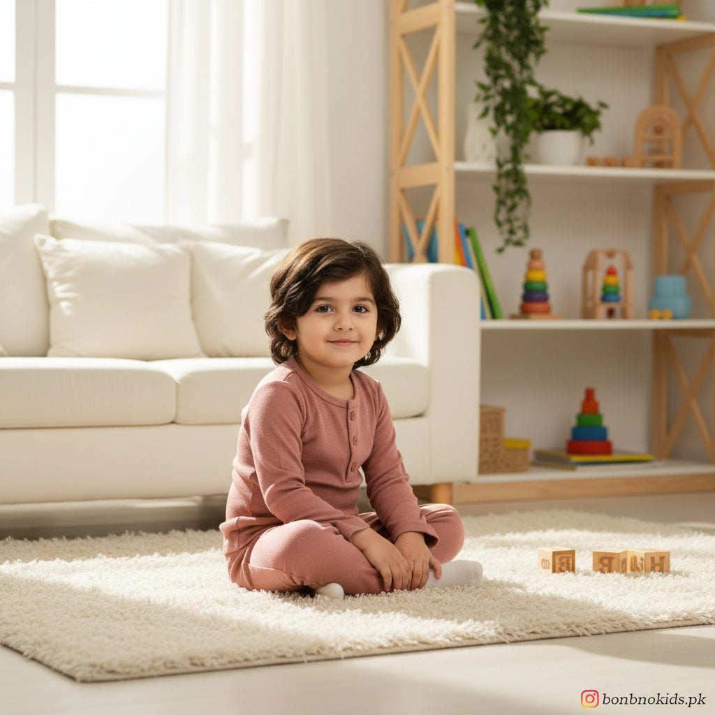 Muted Mocha Full-Sleeves PJ's