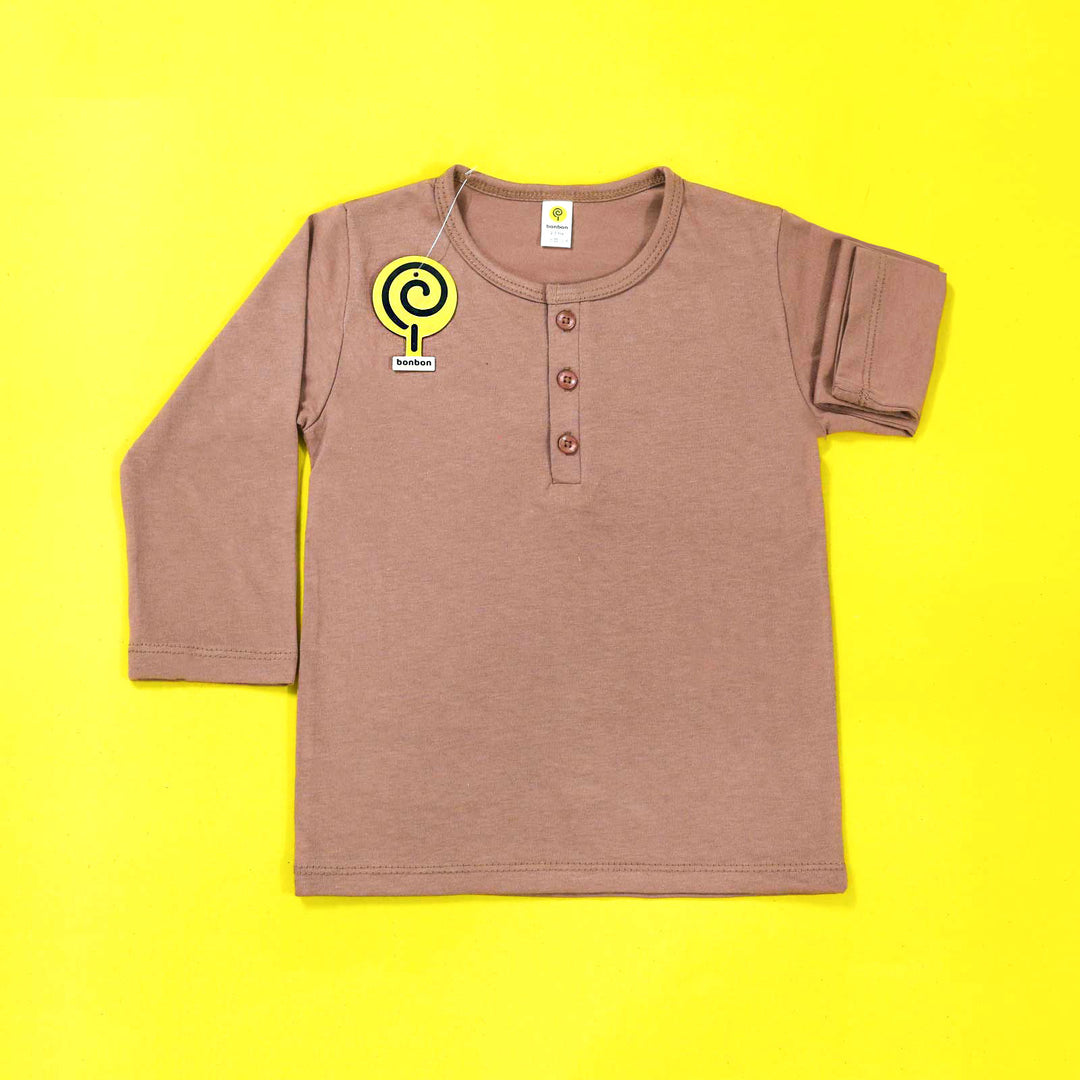 Muted Mocha Full-Sleeves PJ's