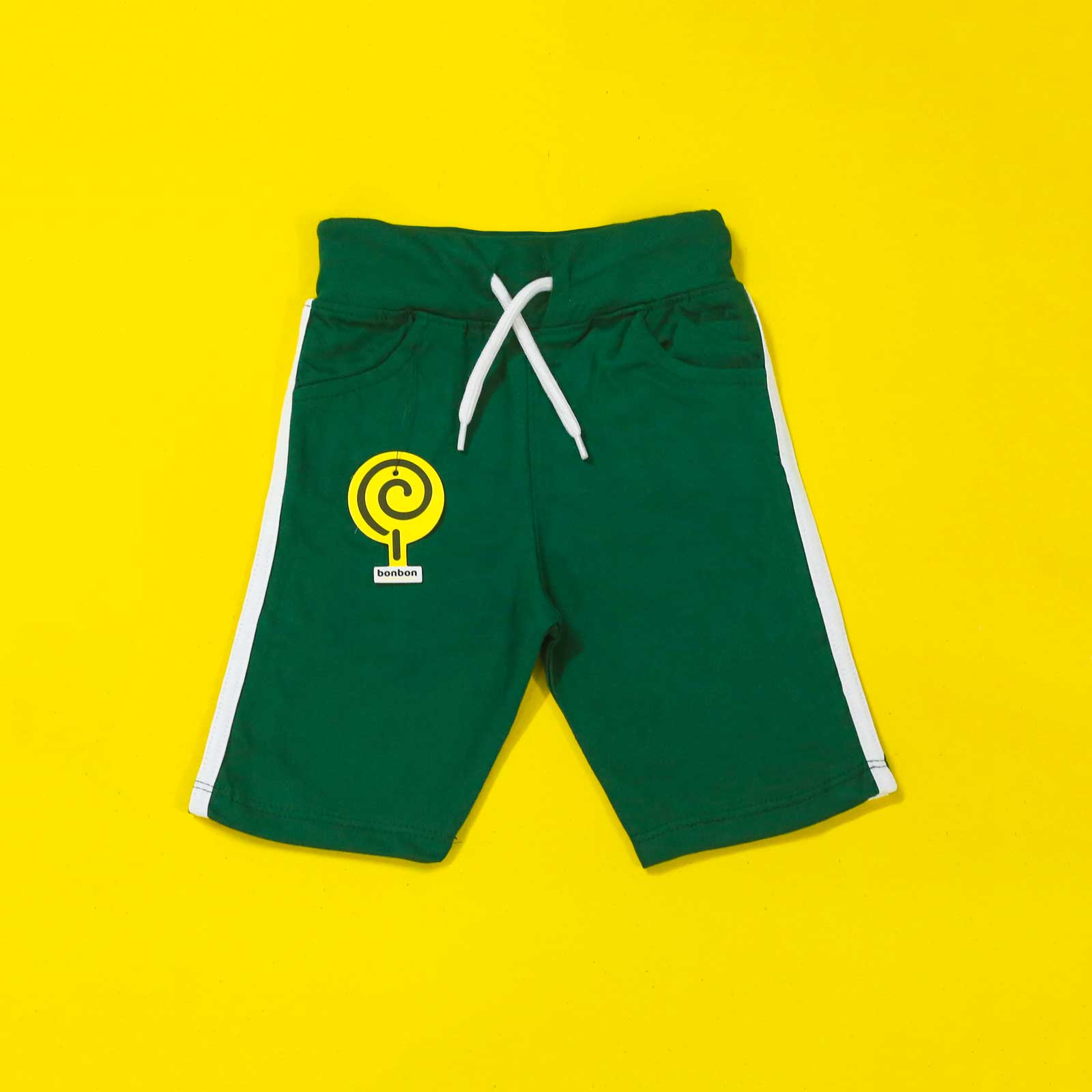 Green & White Shorts