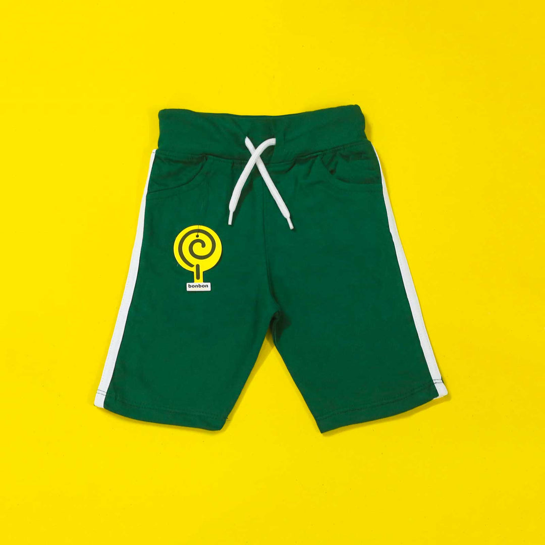 Green & White Shorts