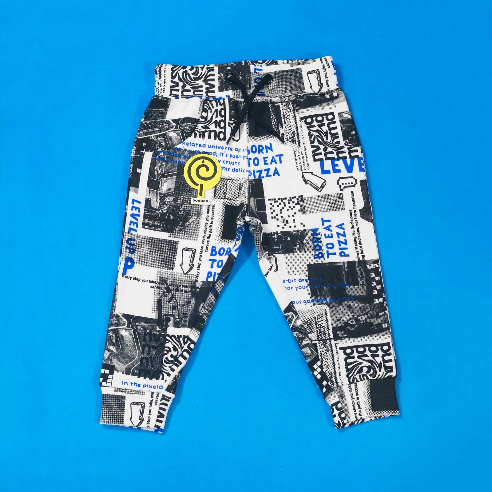 White All-Over Printed Tracksuit