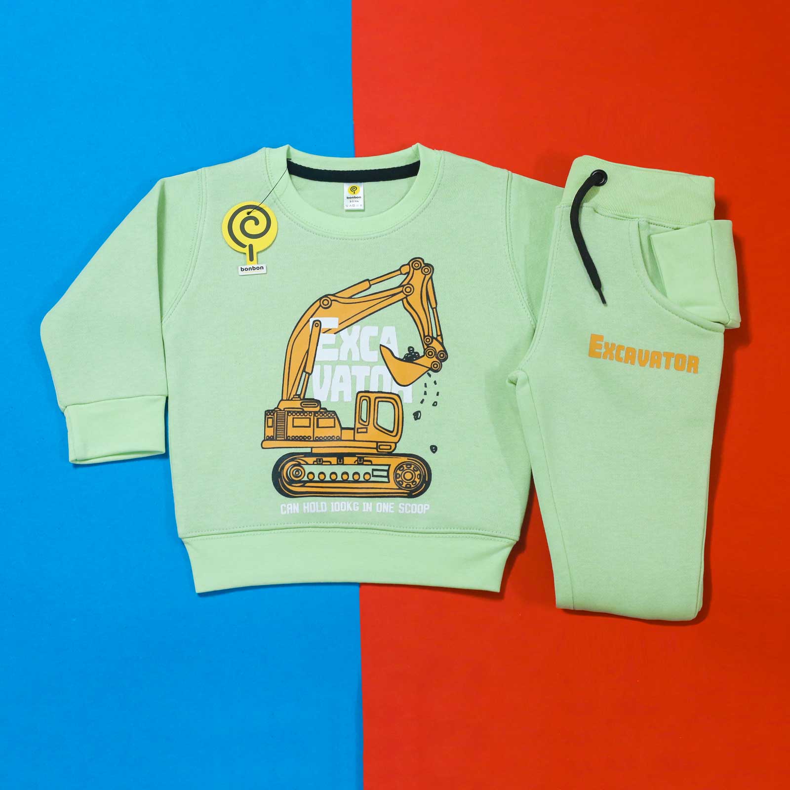 Excavator Light Green Tracksuit