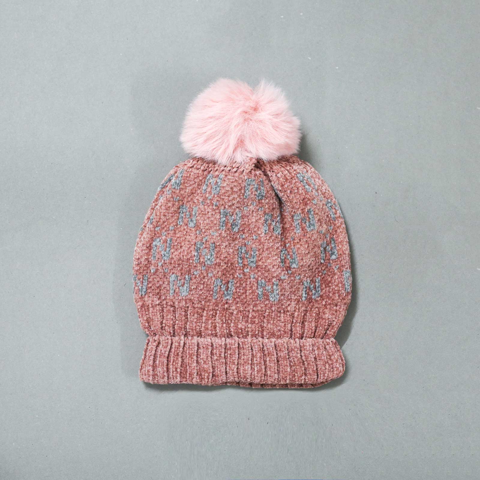 N Pom-Pom Beanie 3-5 Yr