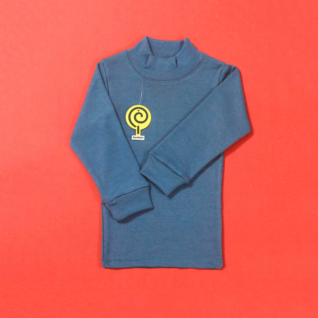 F2 Smoke Blue High Neck