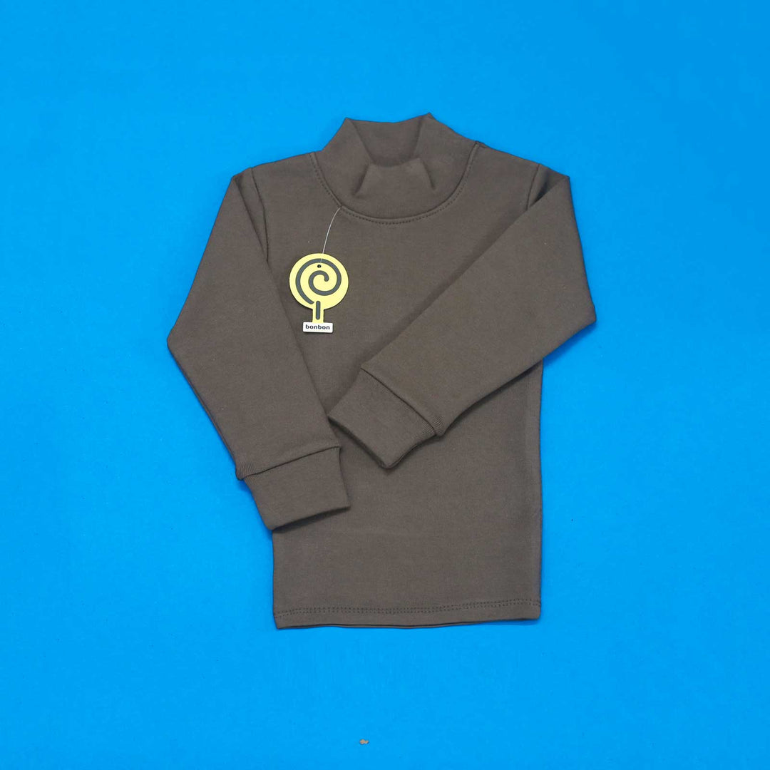 F26 Coffee Brown High Neck