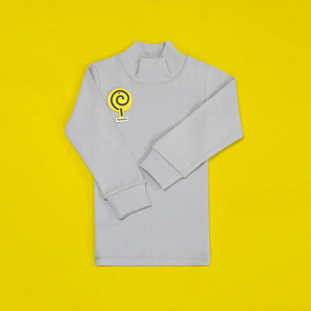 F32 Pale Grey High Neck