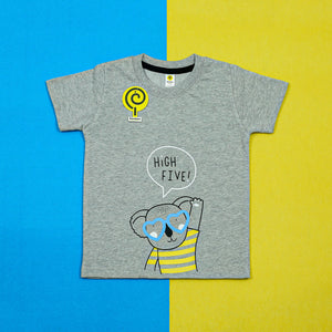 High Five Grey Tee