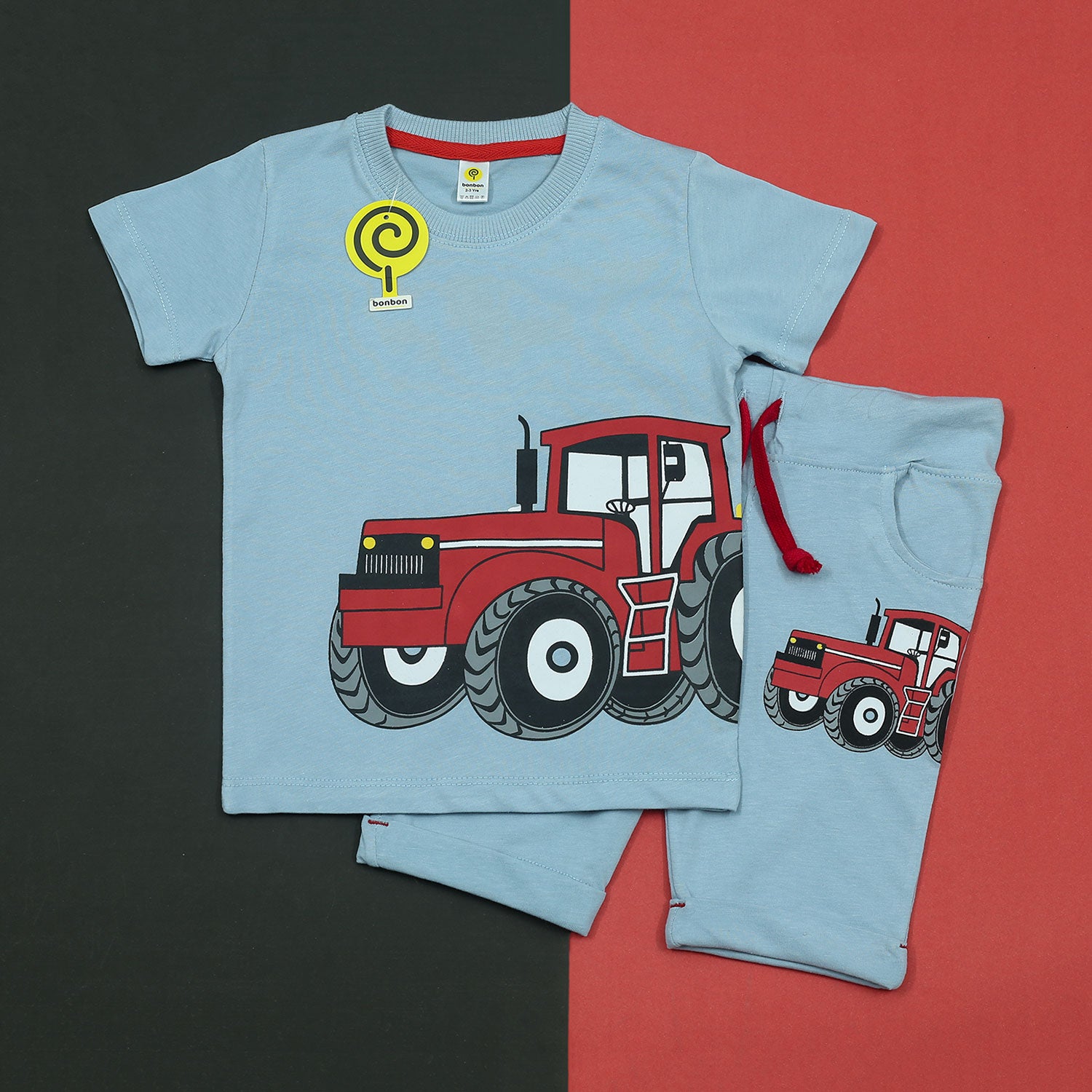 Tractor Sky-Blue Twinset