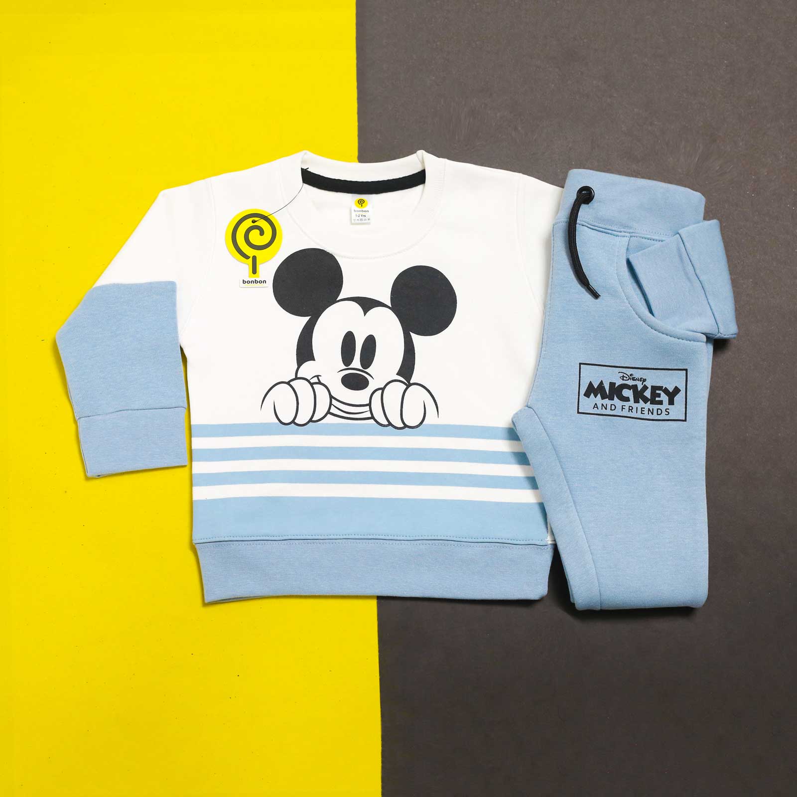 Mickey & Friends White & Sky Tracksuit