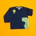 Load image into Gallery viewer, Dino Navy &amp; Moss Green Tracksuit
