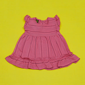 Hot Pink Flared Dress