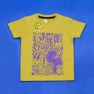 The Simpsons Goldenrod Twinset