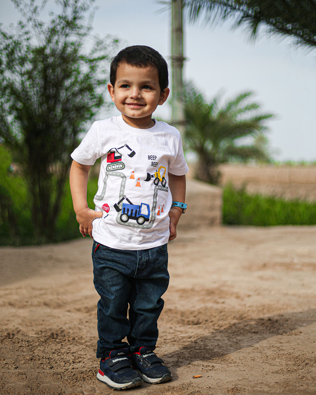 Trucks White Tee