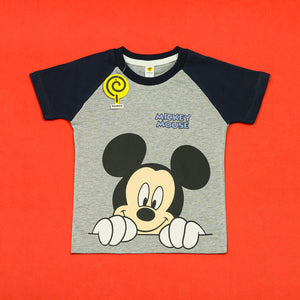 Mickey Mouse Grey&Navy Raglan Twinset