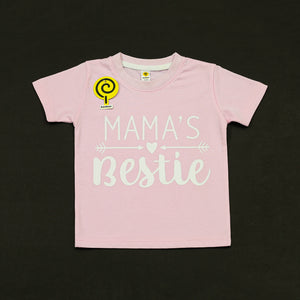 Mama's Bestie Pink Tee