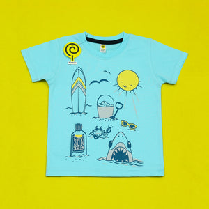 Beach Sky Blue Tee