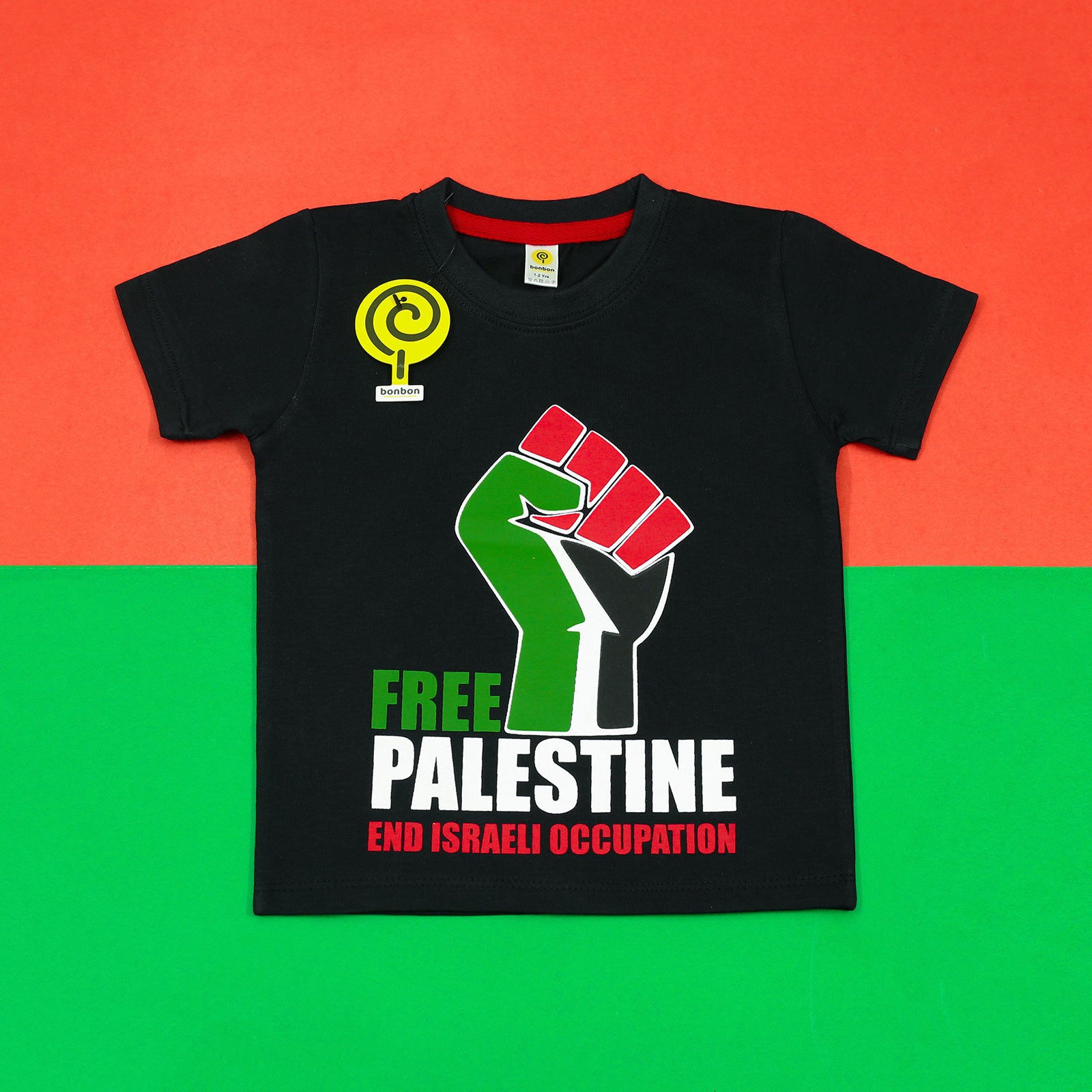 Palestine Black Tee